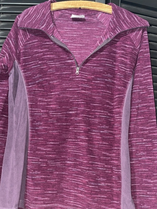 Columbia Tops - Columbia Purple Space Dye 1/4 Zip Performance Pullover Women’s Medium Athletic A